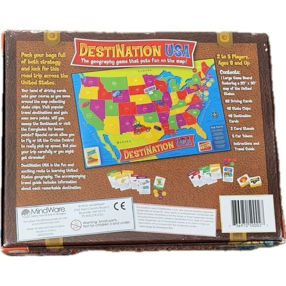 Destination, USA, board game ages 8+, between 2 to 5 players, good condition - Picture 2 of 4